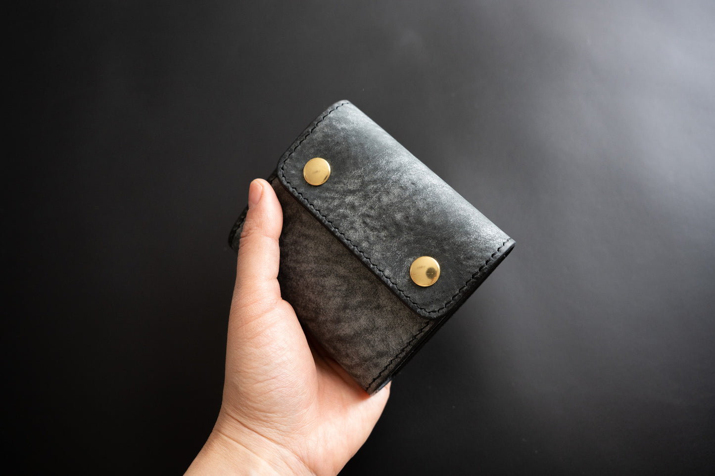 【一点物】ノーブル オールブラック カードポケット増量