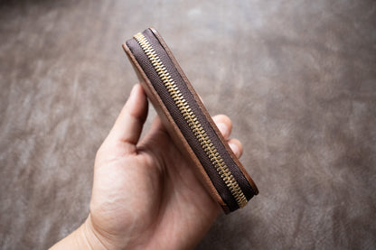 【一点物】スマートキーが２つ入るケース ブラウン