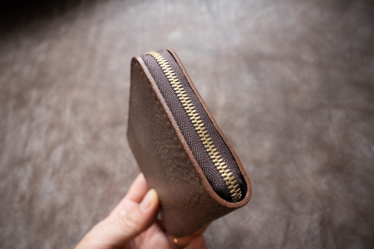 【一点物】スマートキーが２つ入るケース ブラウン
