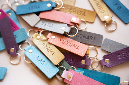 【受注制作枠】名前入りキーホルダー