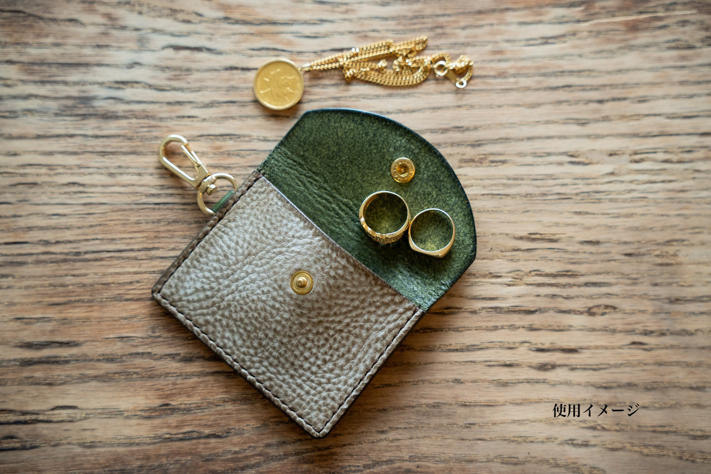 【一点物】ストラップ付きナディア  ピンク