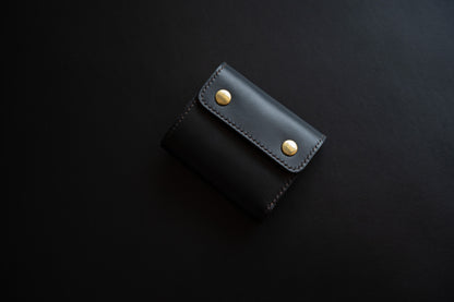 【一点物】ミニ財布 NEWネロブラック カードポケット+2枚オプション付き