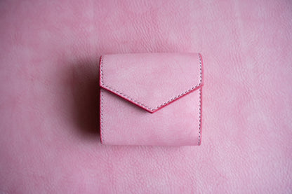 【一点物】ノーブル ピンクxナチュラル カードポケット増量