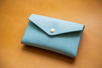 【一点物】アイスブルーのポーチL