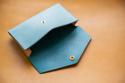 【一点物】アイスブルーのポーチL