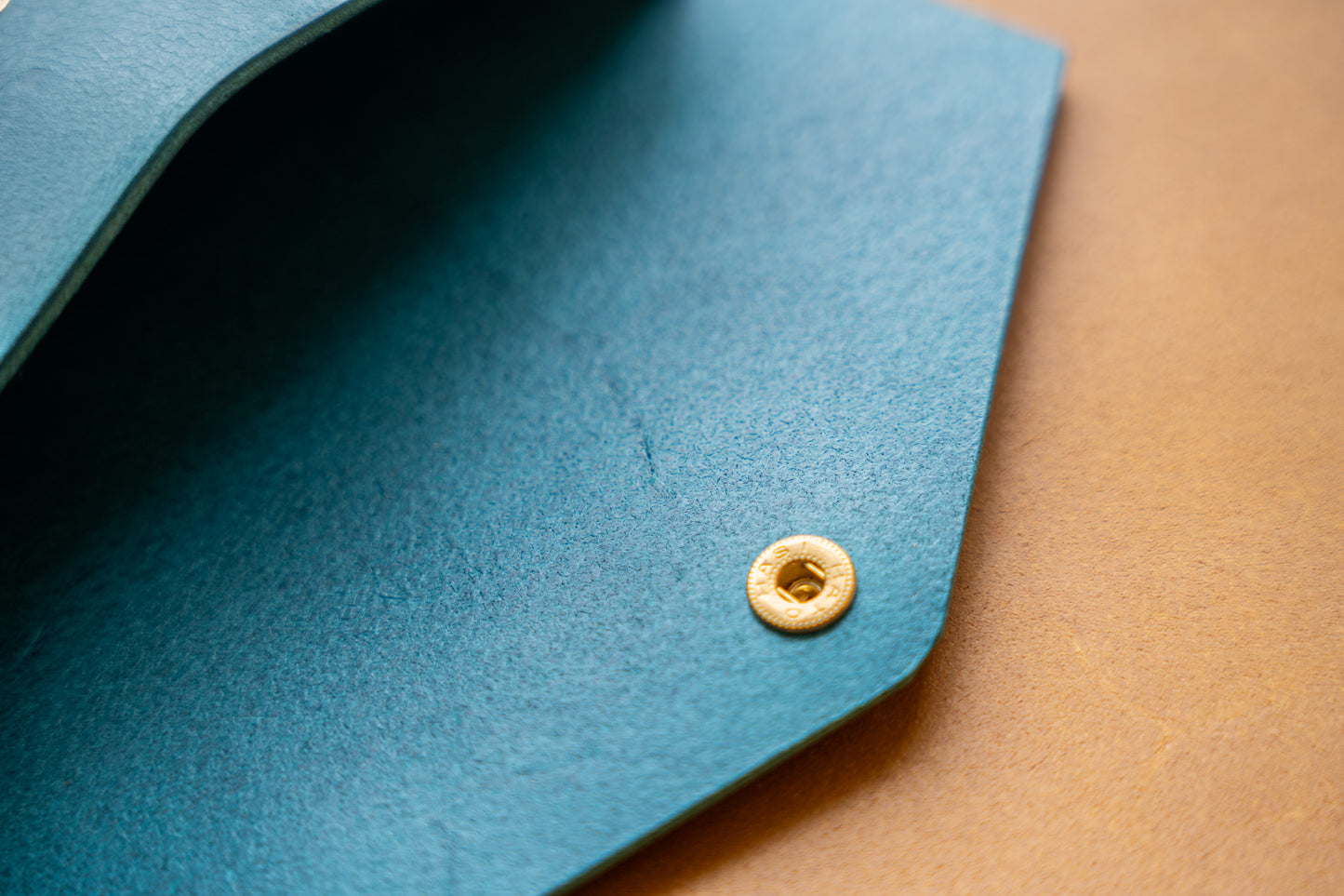 【一点物】アイスブルーのポーチL