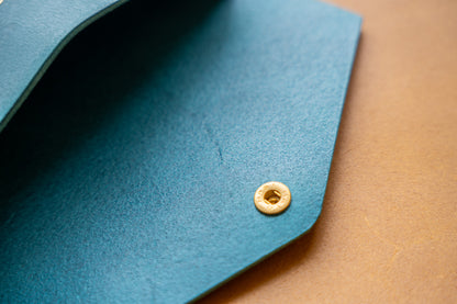 【一点物】アイスブルーのポーチL